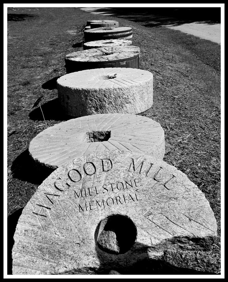 Hagood Mill Millstones Photograph by Kathy Barney