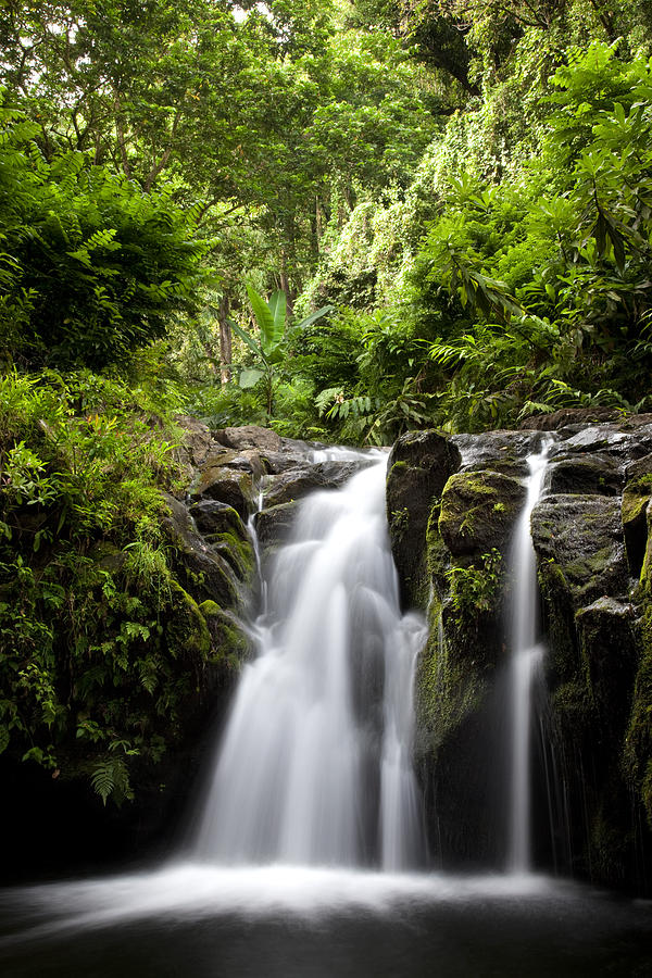 Hahalawe Falls in Maui Photograph by Jenna Szerlag