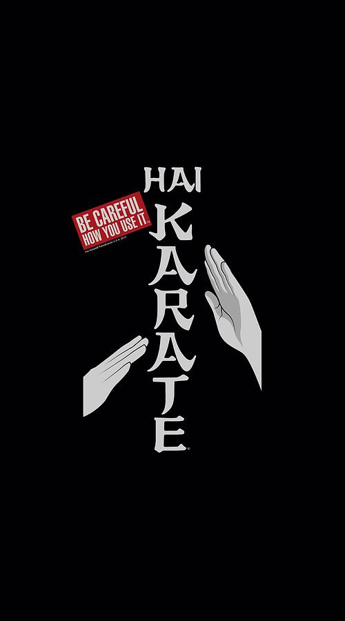Vintage Digital Art - Hai Karate - Be Careful by Brand A