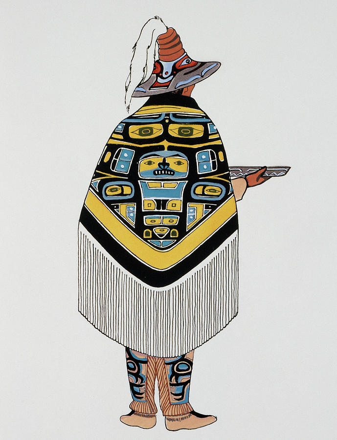 Haida Native American, 1900 Drawing by Granger