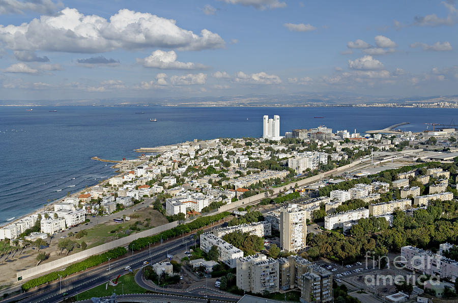 Haifa city and Bay Photograph by Avi Horovitz - Fine Art America