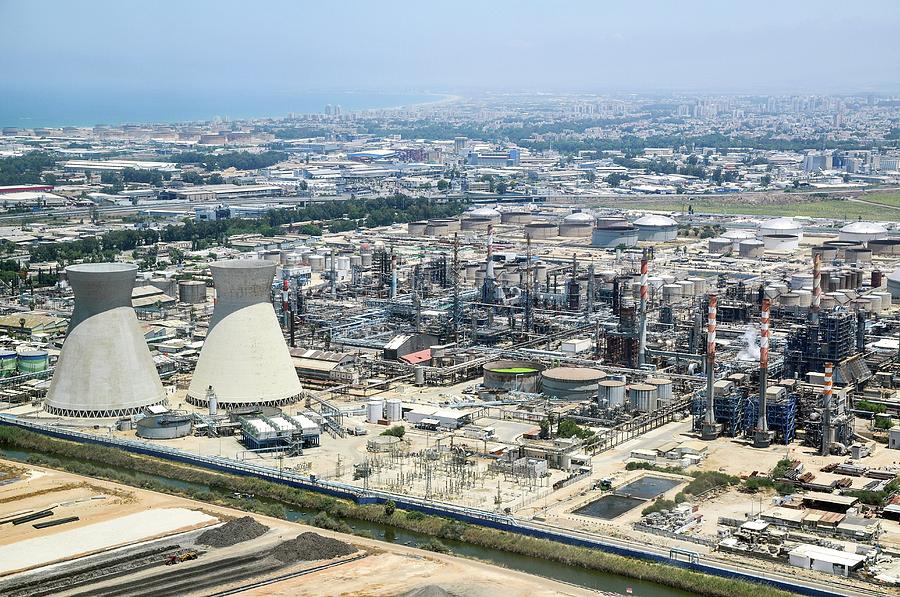 Haifa Industrial Zone Photograph by Photostock-israel