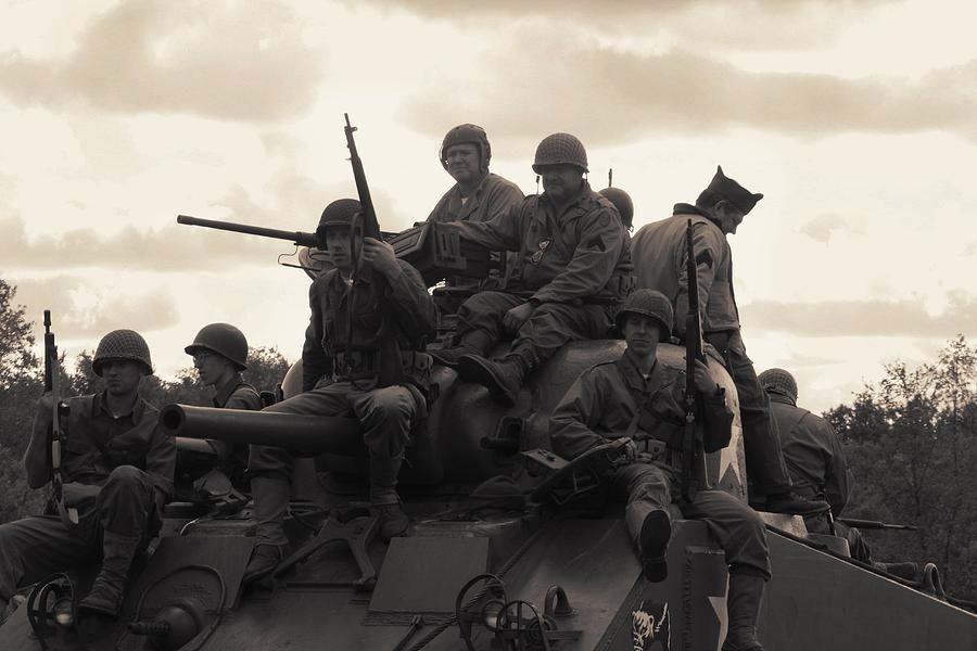 Tank Photograph - Hail to the Victors by Lyle Hatch
