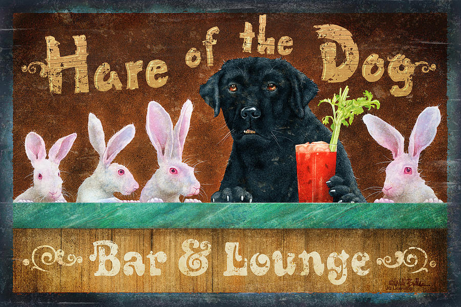 Hair of the Dog Painting by JQ Licensing