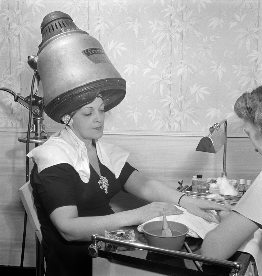 Hair Salon, 1942 Photograph by Granger