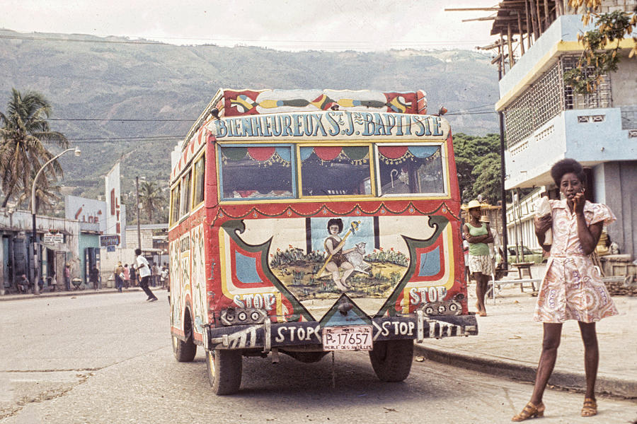 Haiti Vintage 1975 Street Scene Photograph by Eric Bjerke Sr - Pixels