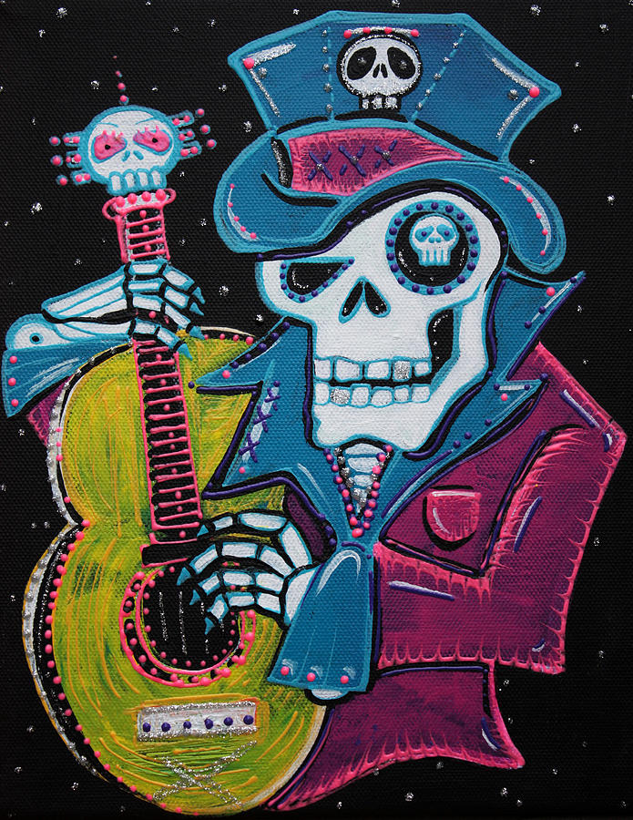 Haitis Day of the Dead Painting by Laura Barbosa