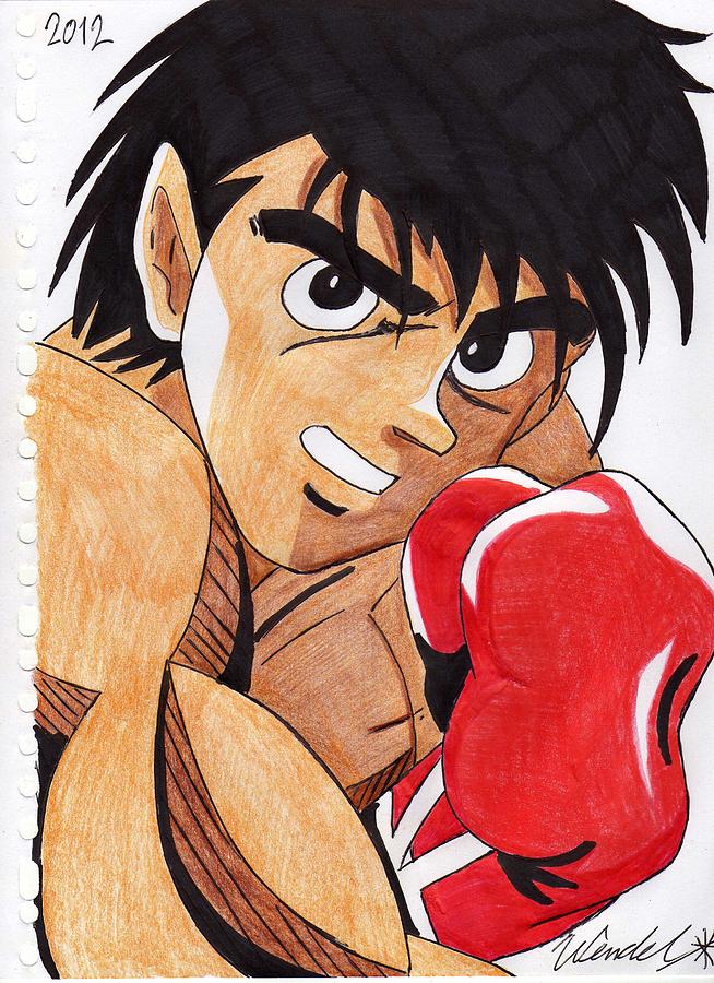 Hajime Ippo Drawing by Wendel Krolis Fine Art America