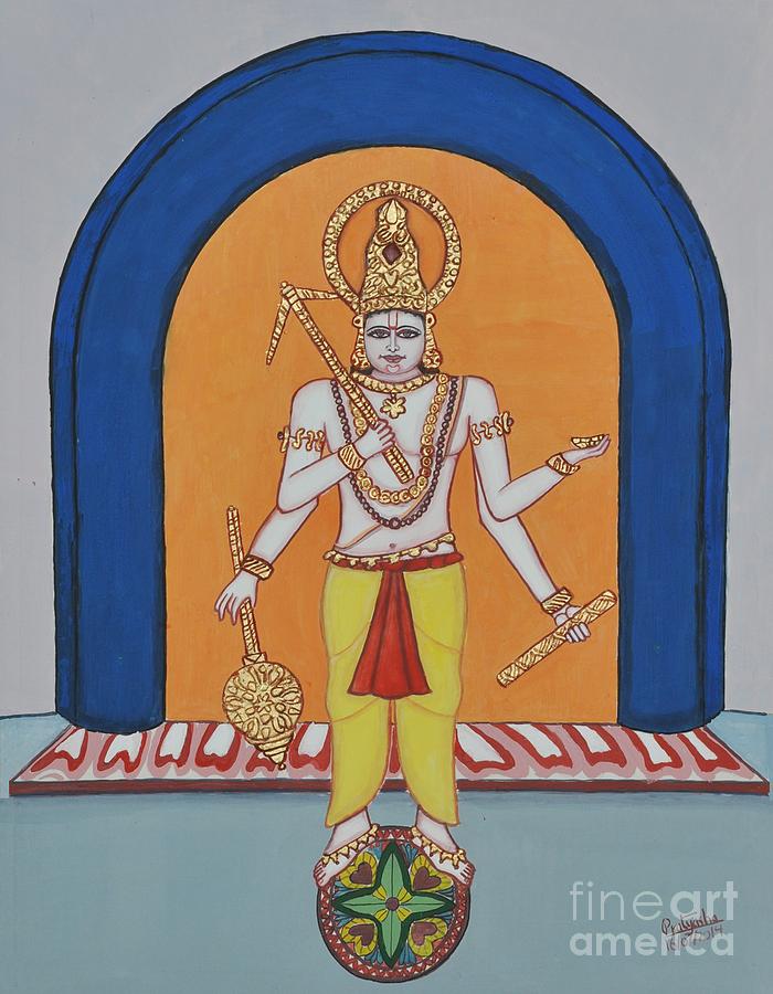 Krishna Painting - Haladhara by Pratyasha Nithin