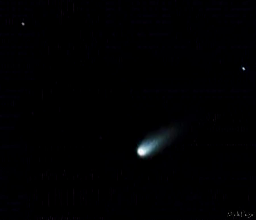 Comet Photograph - Hale Bopp Comet  by Mark Fuge