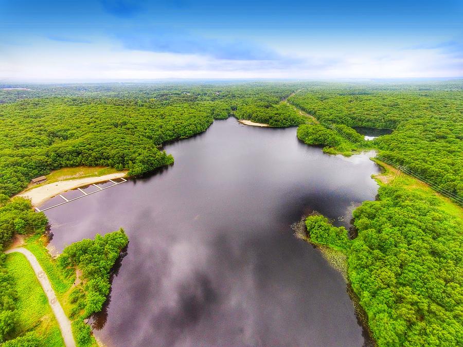 Hale Reservation from the Sky Photograph by Parker Harrington  Fine 