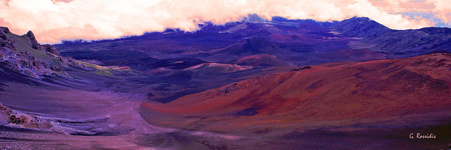 Greek Photograph - Haleakala crater by George Rossidis