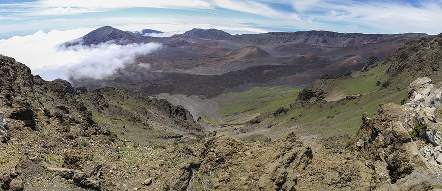 Haleakala Crater Panorama Photograph by Brad Scott