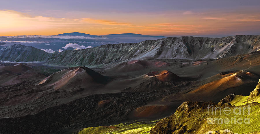 Haleakala Crater Sunrise Photograph by Frank Wicker