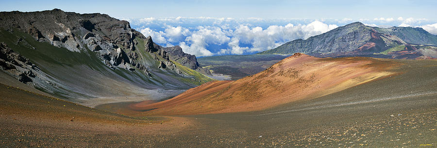 Haleakala Lava Erosion Photograph by Frank Wicker