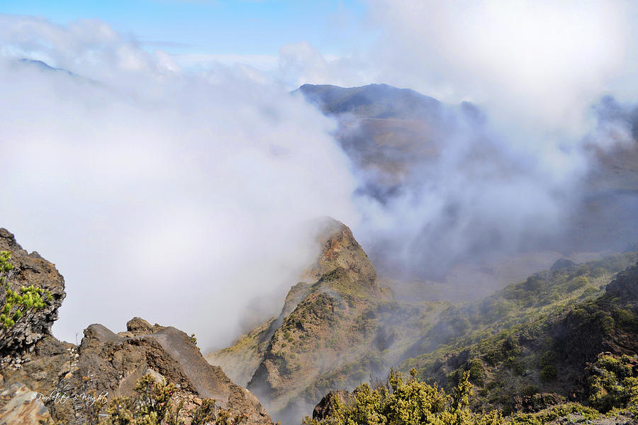 Haleakala Mists Photograph by Paulette B Wright