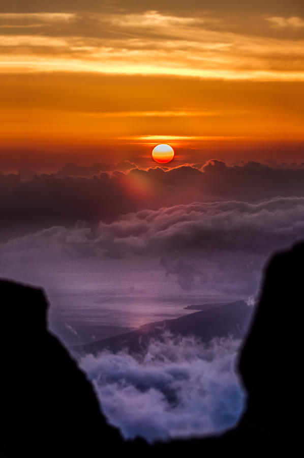 Haleakala Sunset 6 Photograph by Mike Neal
