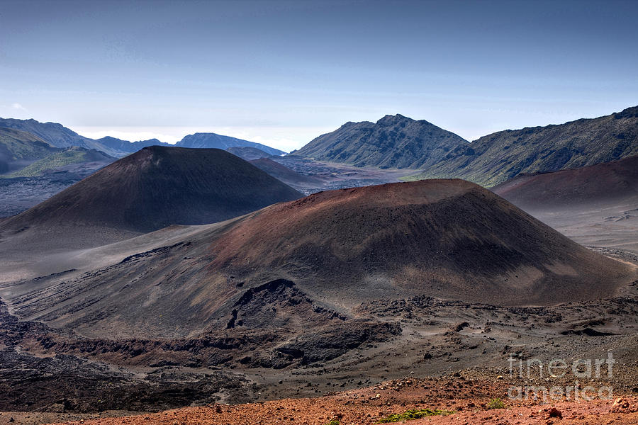 Haleakala Volcano Crater Photograph by Reinhard Dirscherl