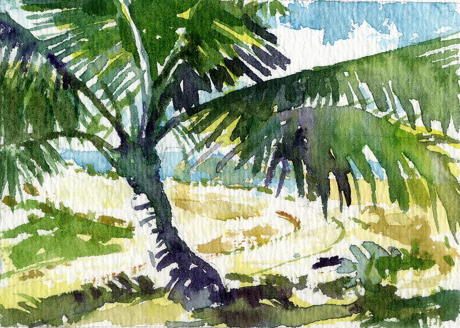 Honolulu Painting - Haleiwa Palm by Stacy Vosberg