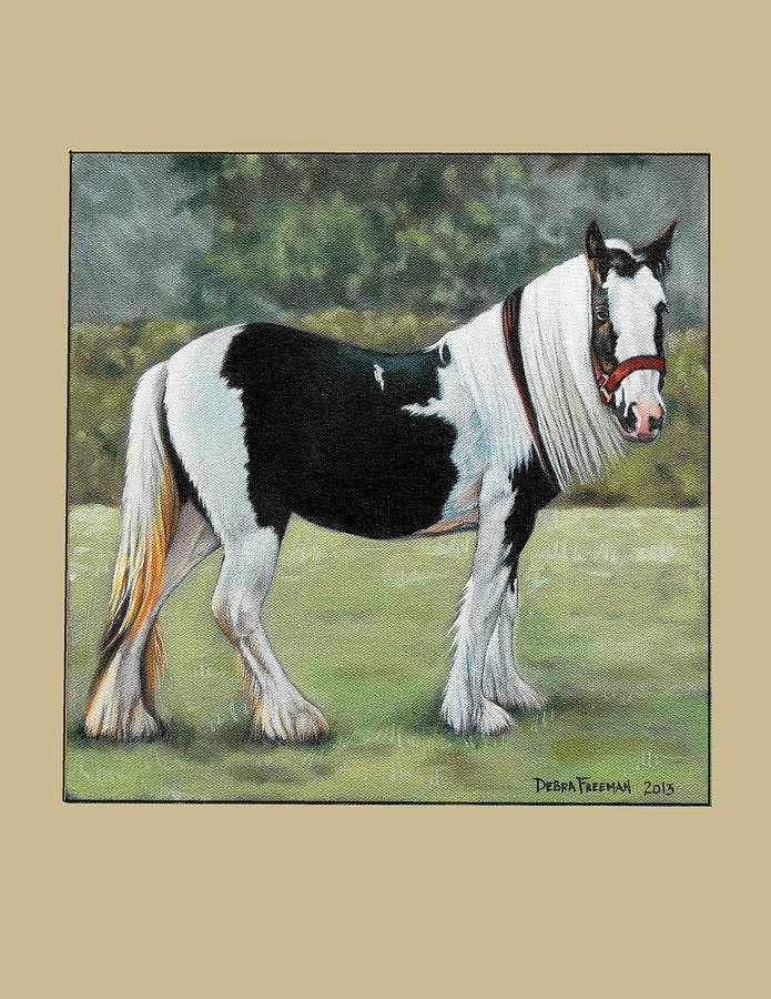 Horse Painting - Haley by Debra Freeman