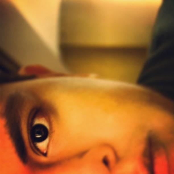 Eye Photograph - #half A #face #instagram #filters by Eddie Mendez