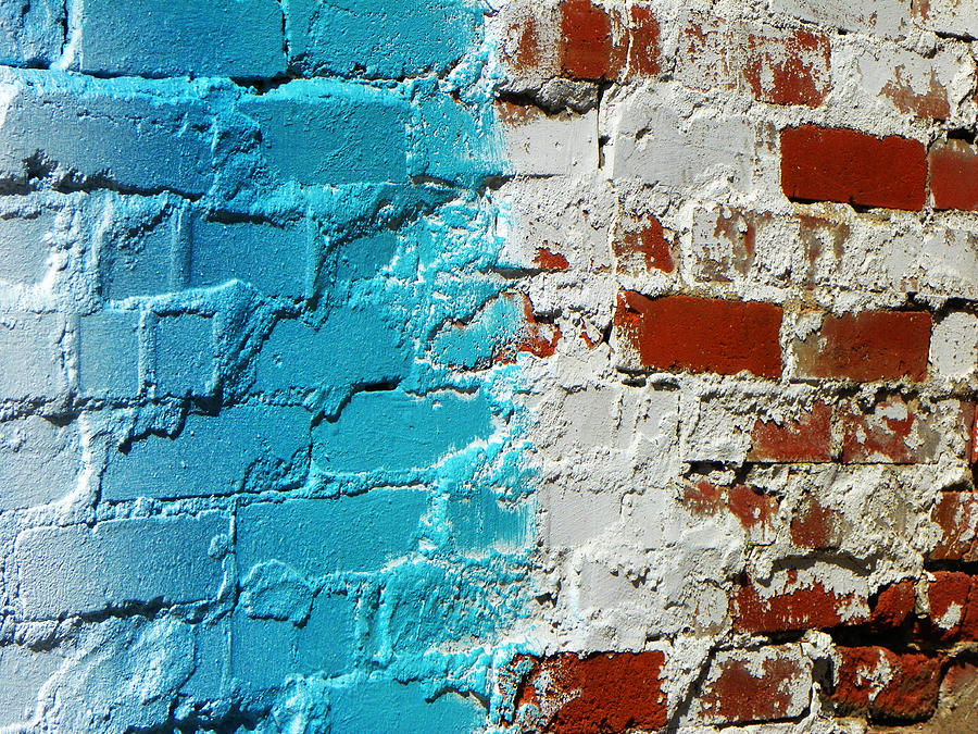 Brick Photograph - Half and Half by Lenore Senior