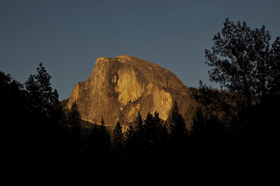 Half Dome at Sunset Photograph by Lee Kirchhevel