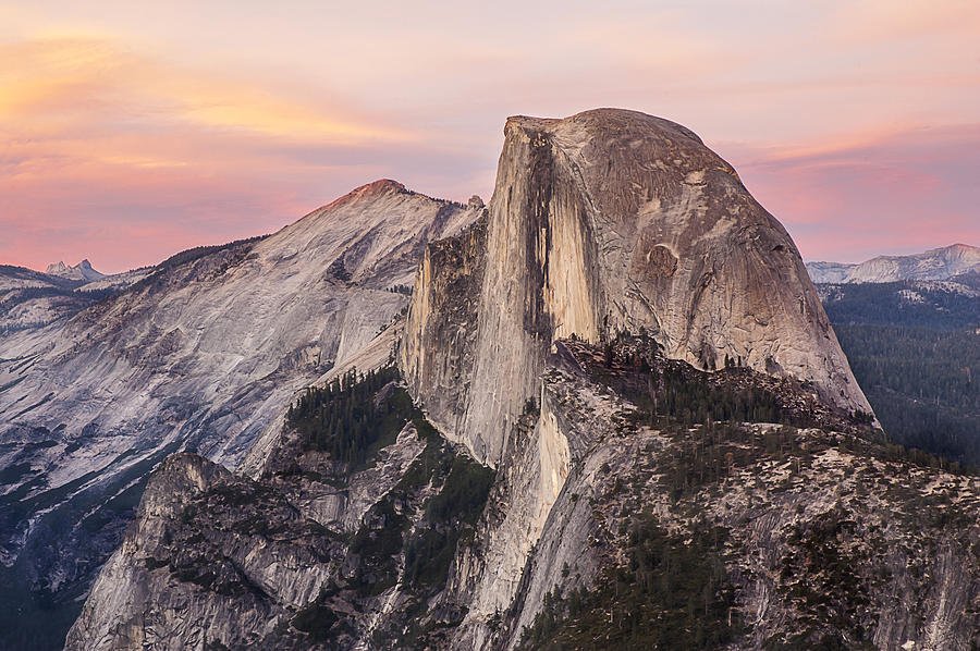 Half Dome at Twilight 1 Photograph by Lee Kirchhevel