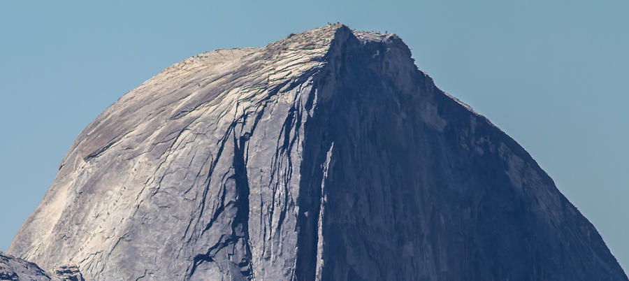 Yosemite National Park Photograph - Half Dome Cable Climbers by Brian Williamson