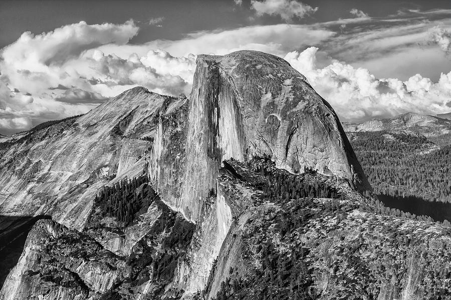 Half Dome from Glacier Point Digital Art by Georgianne Giese