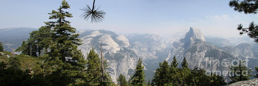 Half Dome Panorama View Photograph by Christiane Schulze Art And Photography