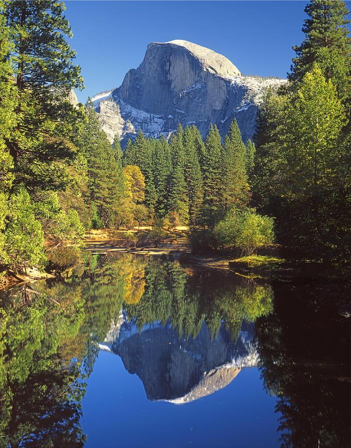 2M6709-Half Dome Reflect - V Photograph by Ed  Cooper Photography