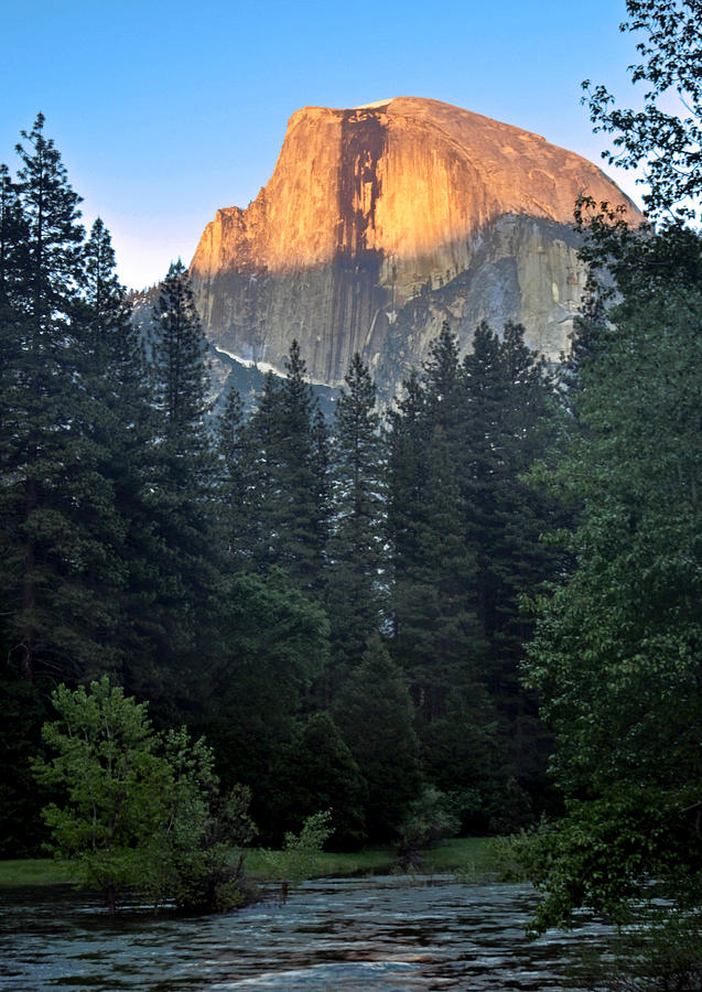Half Dome Sunset Photograph by Steven Barrows