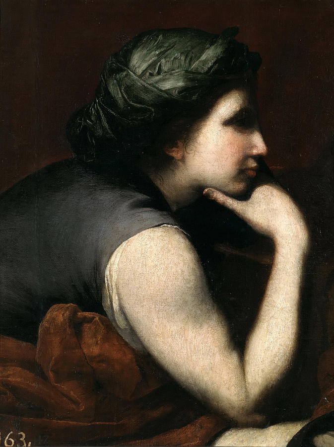 Half-Lenght Figure of Woman Painting by Jusepe de Ribera