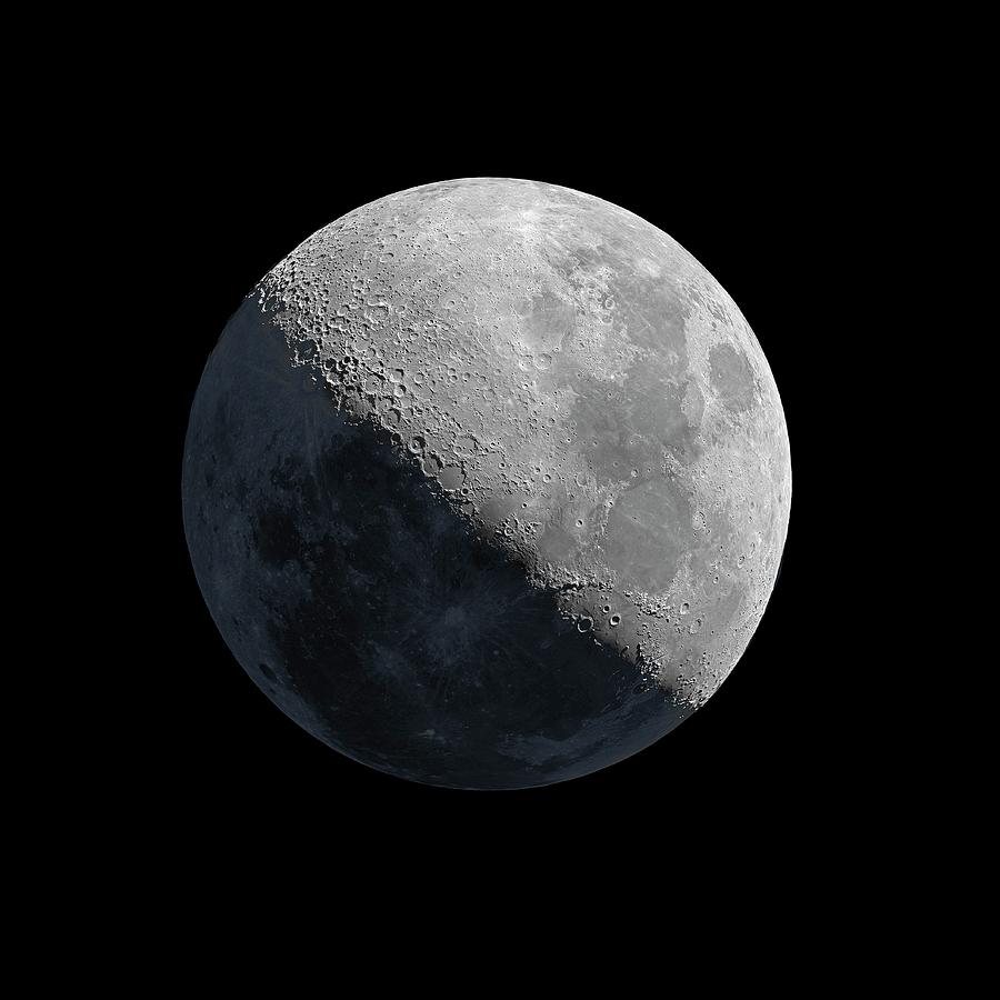 Half Moon Photograph by J-p Metsavainio/science Photo Library