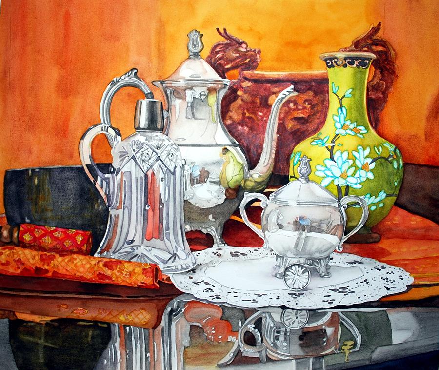 Half Past Tea Painting by Gerald Carpenter