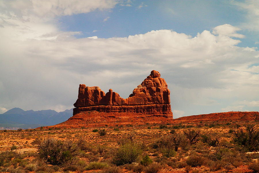 Arches National Park Photograph - Half The Rock by Jeff Swan