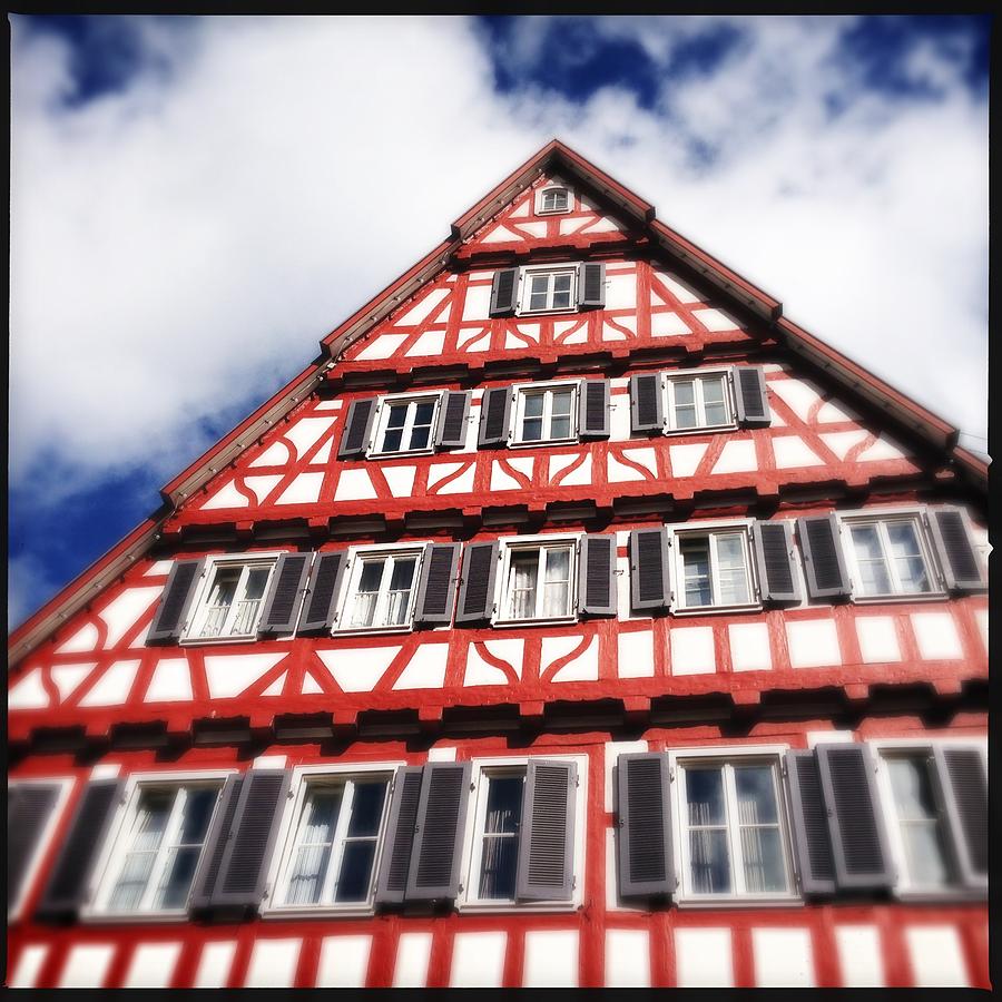 Architecture Photograph - Half-timbered house 06 by Matthias Hauser