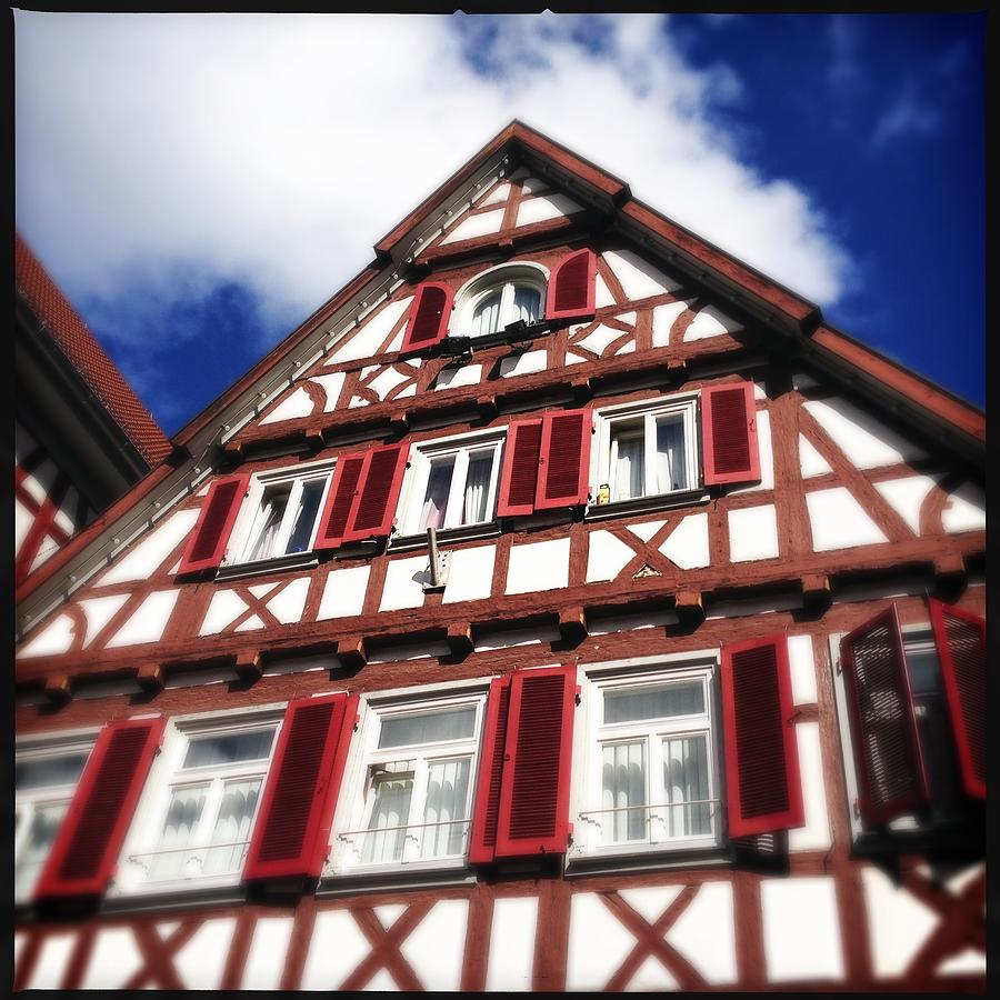 Architecture Photograph - Half-timbered house 09 by Matthias Hauser