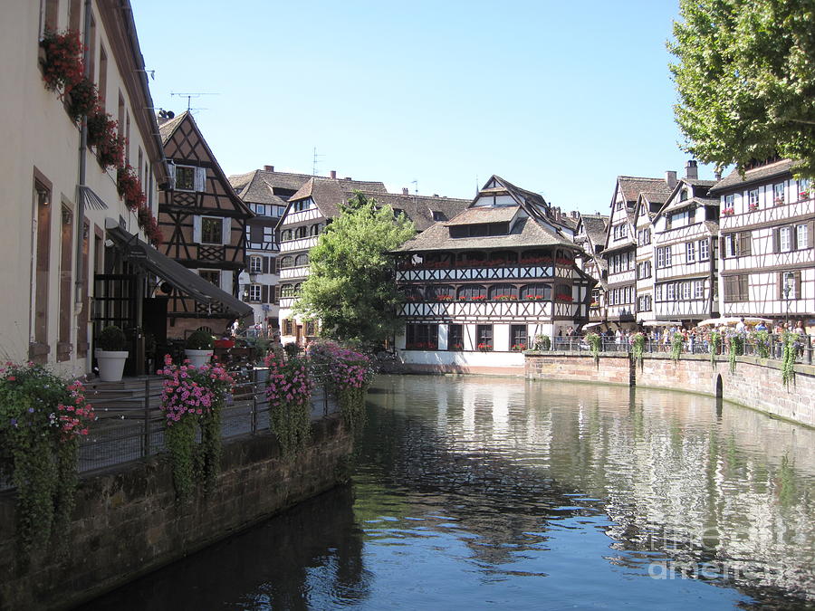 Half-Timbered Houses in Strasbourg Photograph by Amanda Mohler