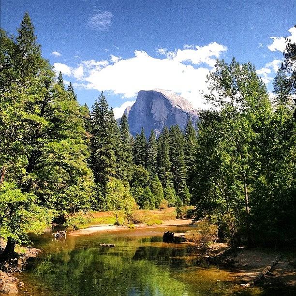 Yosemite National Park Photograph - #halfdome #yosemite #latergram #nature by Stacy C