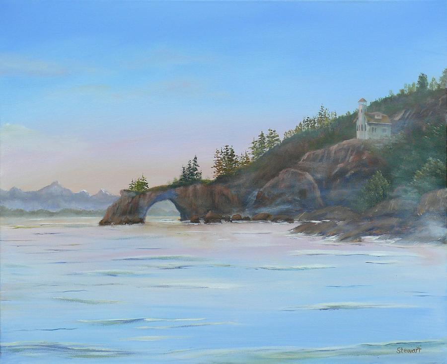 Halibut Cove Painting by William Stewart