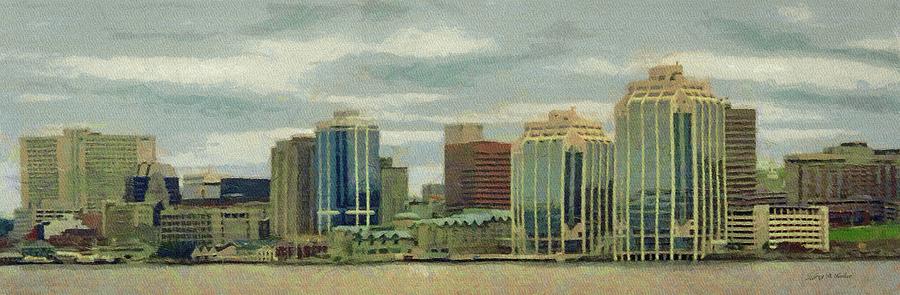 Halifax from the Harbour Painting by Jeffrey Kolker