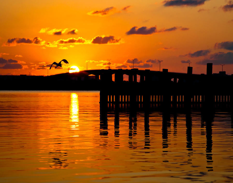 Sunset Photograph - Halifax River 70 by Michael Schwartzberg