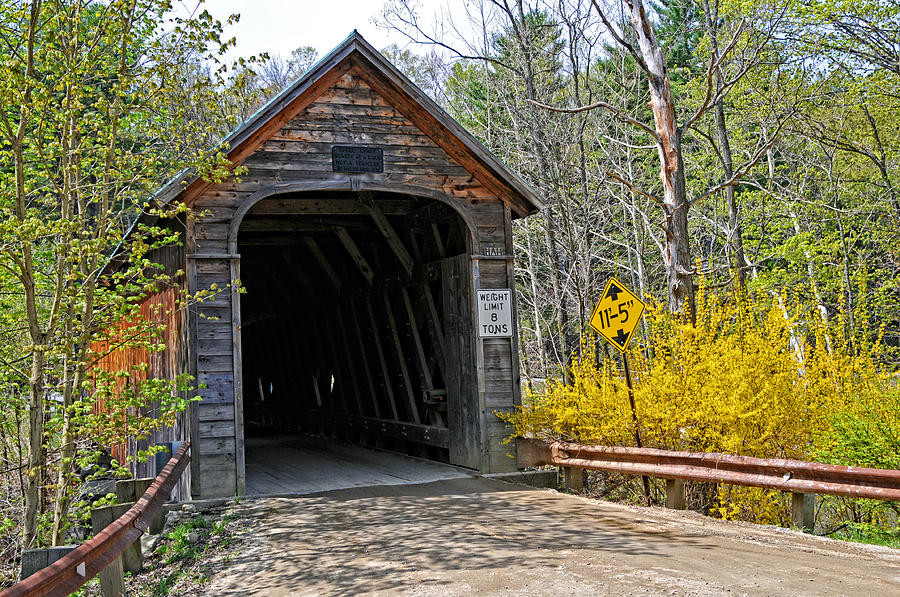 Hall Covered Bridge Photograph by Mike Martin