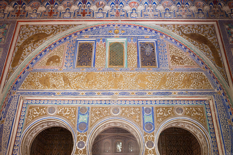 Hall of Ambassadors in the Royal Alcazar of Seville Photograph by Artur Bogacki