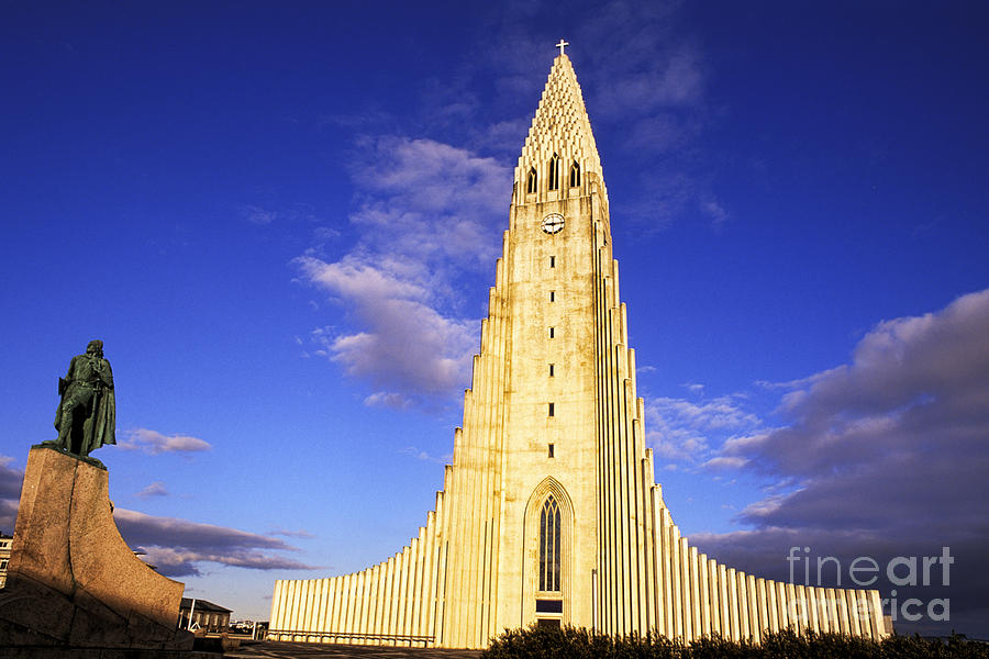 Hallgrims Church, Reykjavik Photograph by Bill Bachmann
