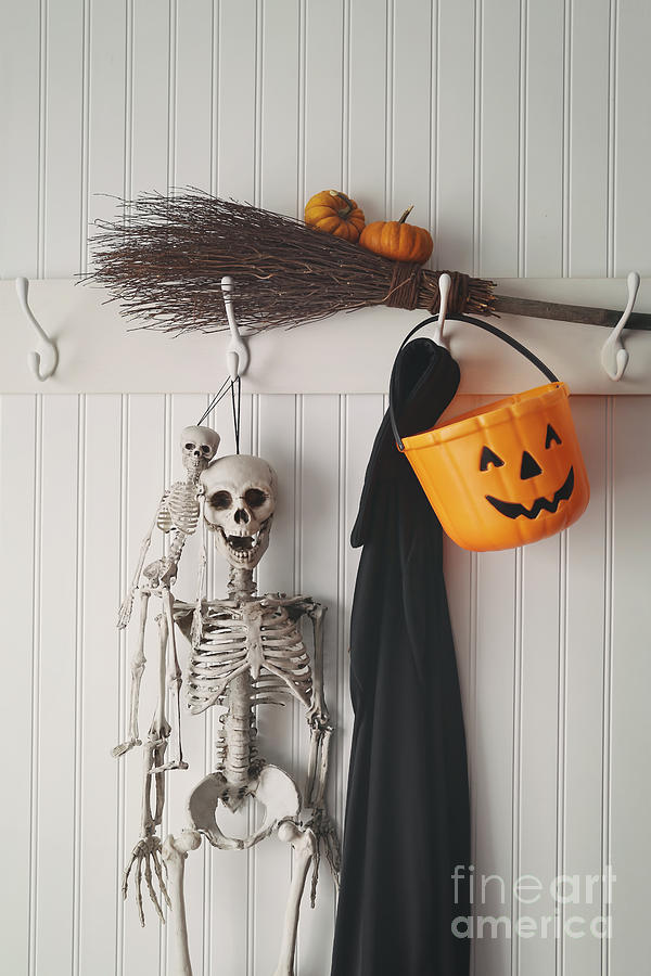 Halloween costumes and decorations Photograph by Sandra Cunningham