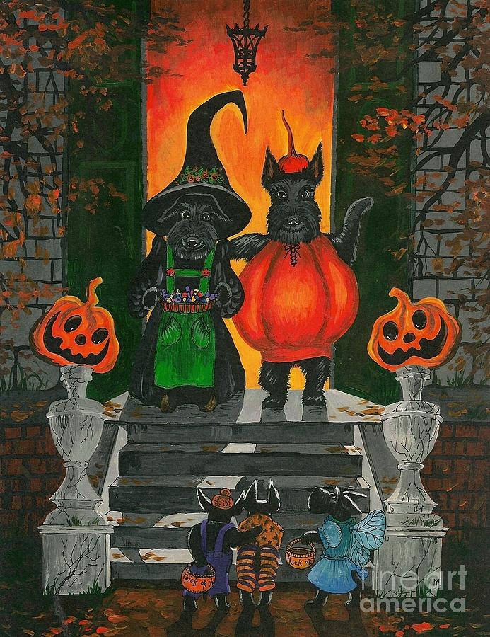 Halloween MacDuff Painting by Margaryta Yermolayeva