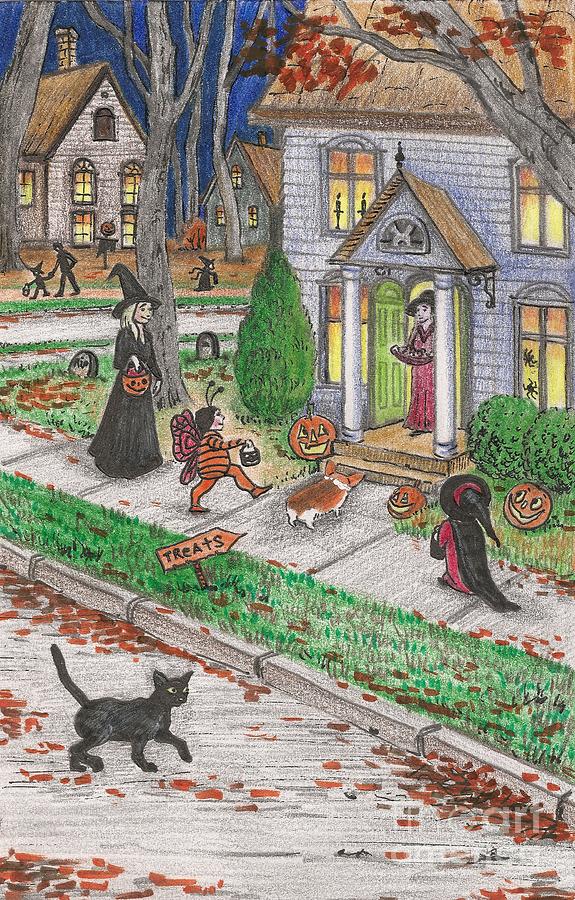 Halloween Memories Painting by Margaryta Yermolayeva